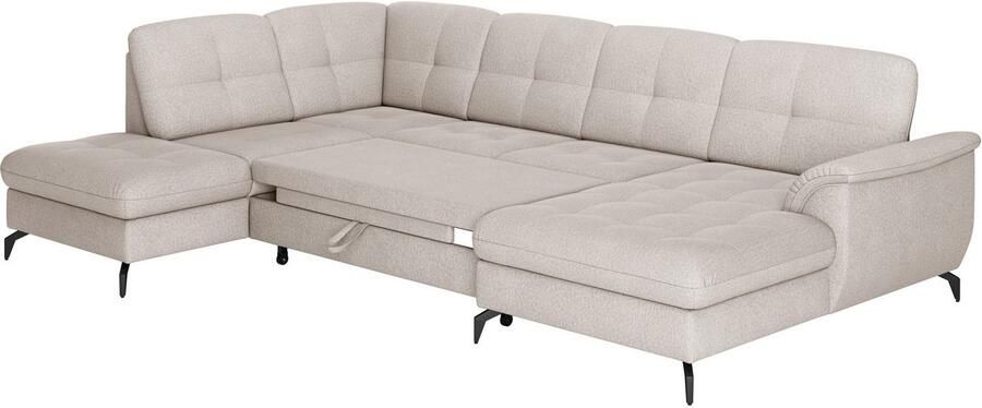 Sit&more Zithoek Zora U-vorm naar keuze met slaapfunctie en bedkist - Foto 6