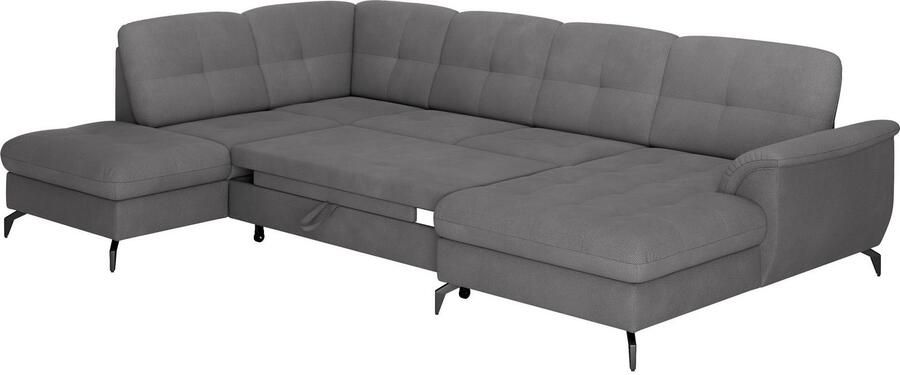 Sit&more Zithoek Zora U-vorm naar keuze met slaapfunctie en bedkist - Foto 6