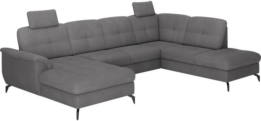 Sit&more Zithoek Zora U-vorm naar keuze met slaapfunctie en bedkist - Foto 4