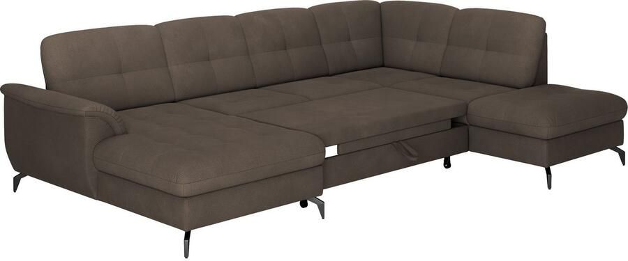 Sit&more Zithoek Zora U-vorm naar keuze met slaapfunctie en bedkist - Foto 6