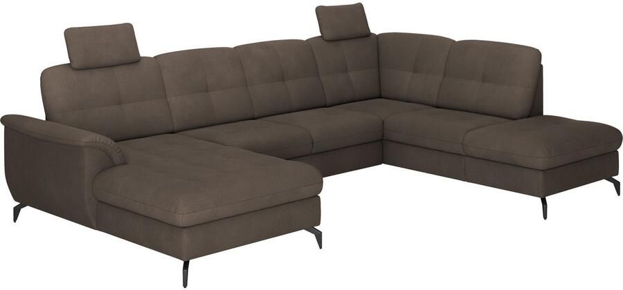 Sit&more Zithoek Zora U-vorm naar keuze met slaapfunctie en bedkist - Foto 4