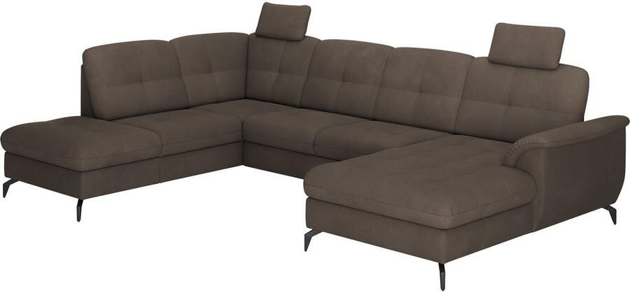 Sit&more Zithoek Zora U-vorm naar keuze met slaapfunctie en bedkist - Foto 4