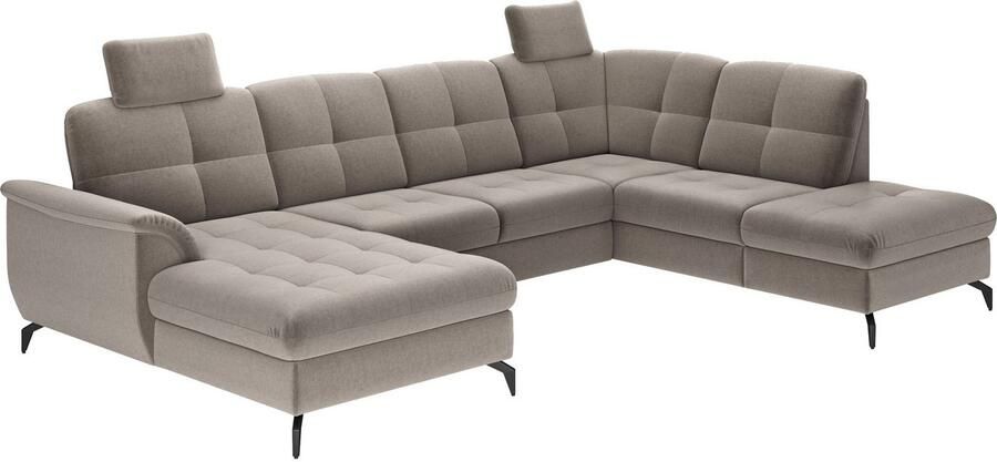 Sit&more Zithoek Zora U-vorm naar keuze met slaapfunctie en bedkist - Foto 4