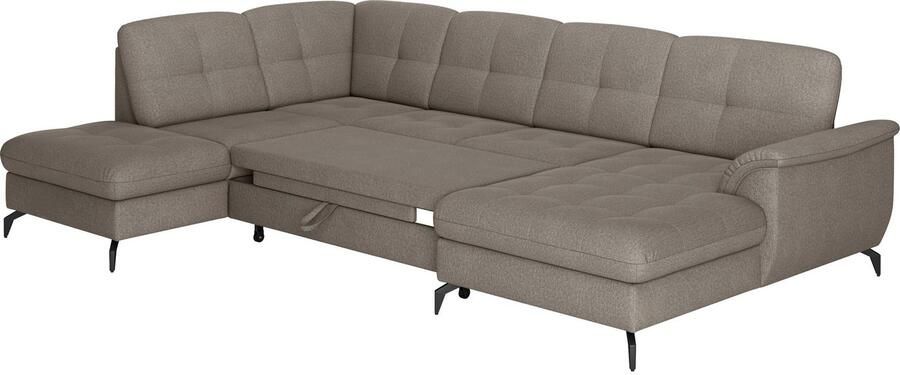 Sit&more Zithoek Zora U-vorm naar keuze met slaapfunctie en bedkist - Foto 6