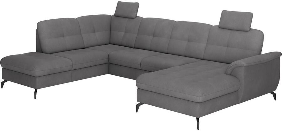 Sit&more Zithoek Zora U-vorm naar keuze met slaapfunctie en bedkist - Foto 4