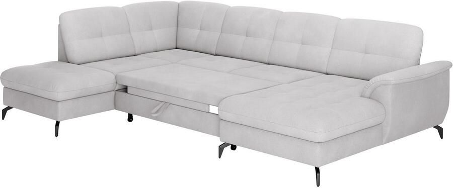 Sit&more Zithoek Zora U-vorm naar keuze met slaapfunctie en bedkist - Foto 5