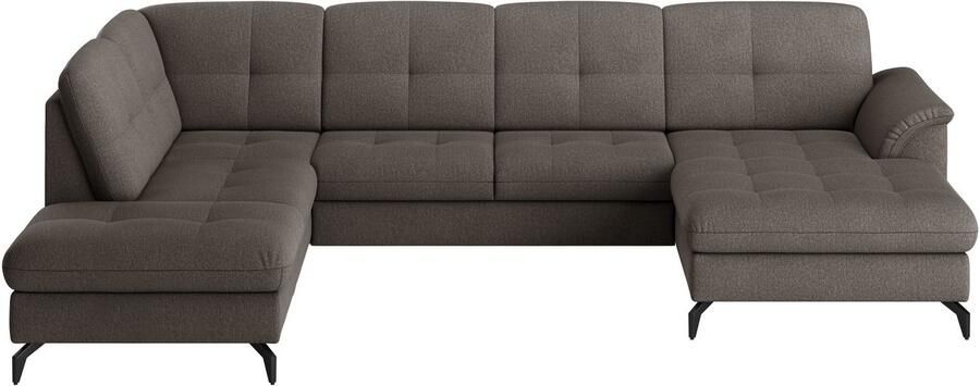 Sit&more Zithoek Zora U-vorm naar keuze met slaapfunctie en bedkist - Foto 7