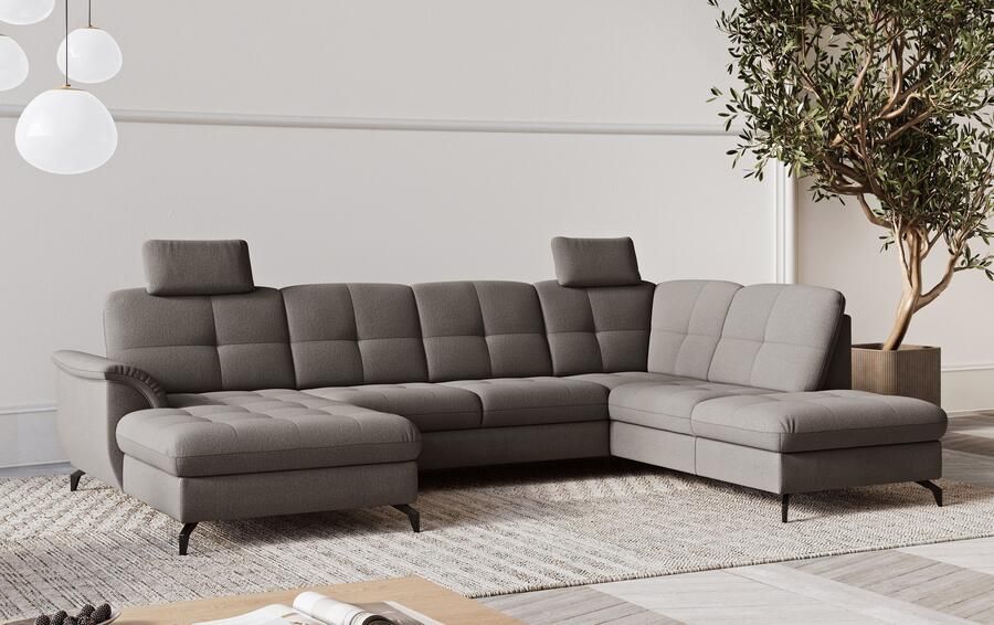 Sit&more Zithoek Zora U-vorm naar keuze met slaapfunctie en bedkist - Foto 3