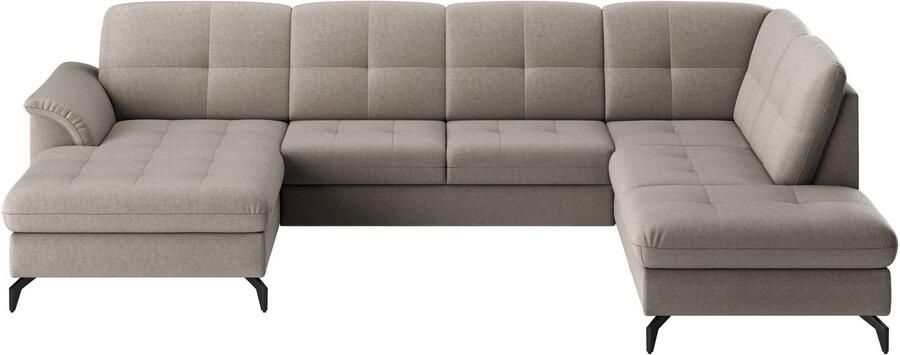 Sit&more Zithoek Zora U-vorm naar keuze met slaapfunctie en bedkist - Foto 7