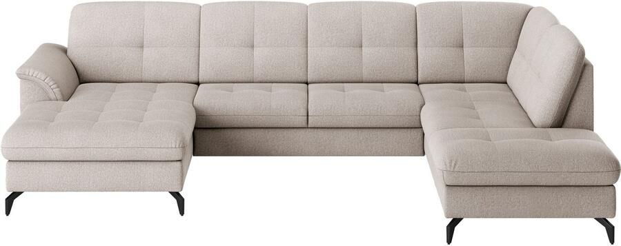 Sit&more Zithoek Zora U-vorm naar keuze met slaapfunctie en bedkist - Foto 6