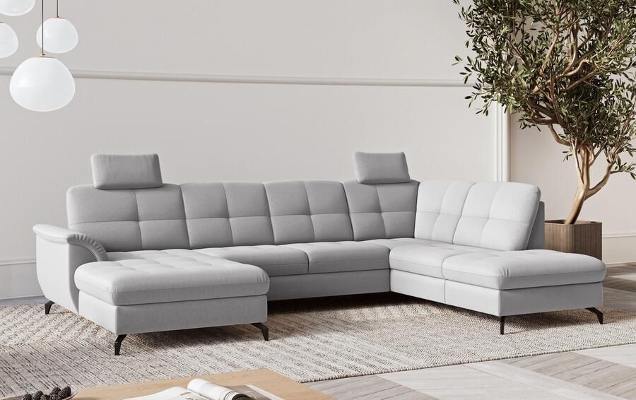 Sit&more Zithoek Zora U-vorm naar keuze met slaapfunctie en bedkist - Foto 3