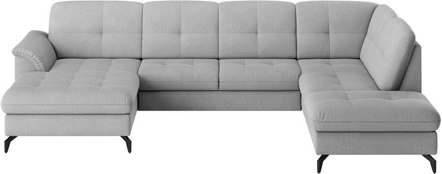 Sit&more Zithoek Zora U-vorm naar keuze met slaapfunctie en bedkist - Foto 6