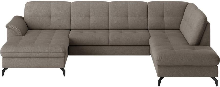 Sit&more Zithoek Zora U-vorm naar keuze met slaapfunctie en bedkist - Foto 7