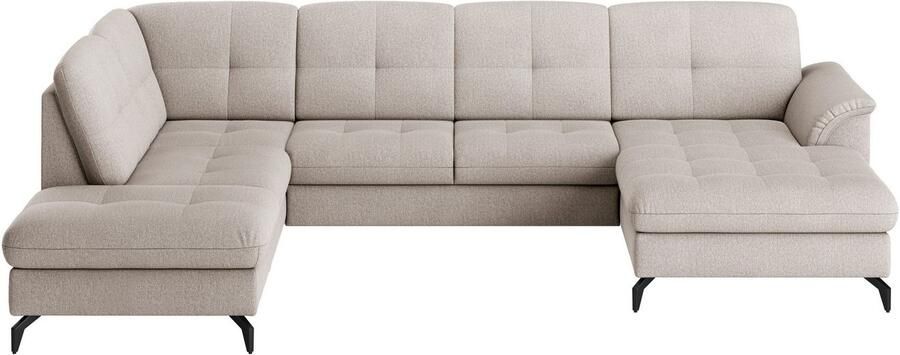 Sit&more Zithoek Zora U-vorm naar keuze met slaapfunctie en bedkist - Foto 7