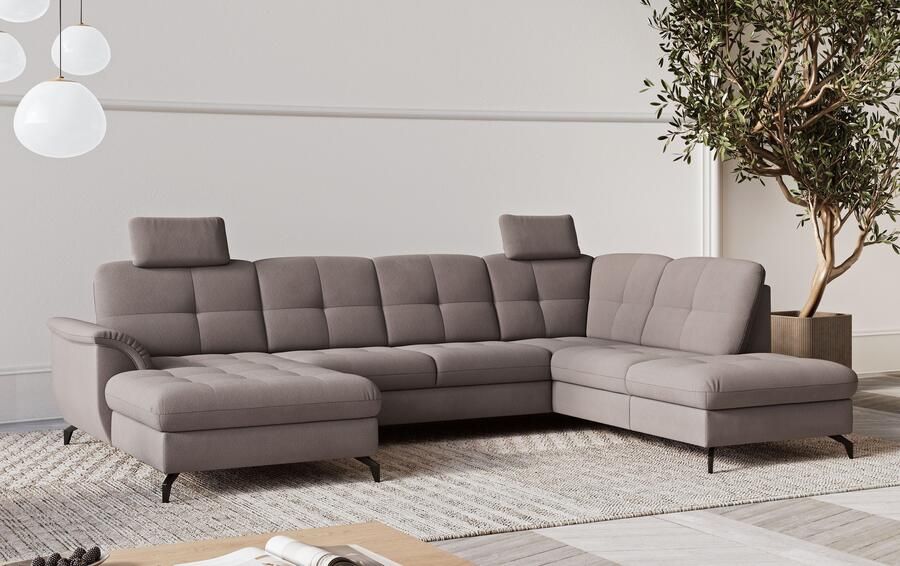 Sit&more Zithoek Zora U-vorm naar keuze met slaapfunctie en bedkist - Foto 3