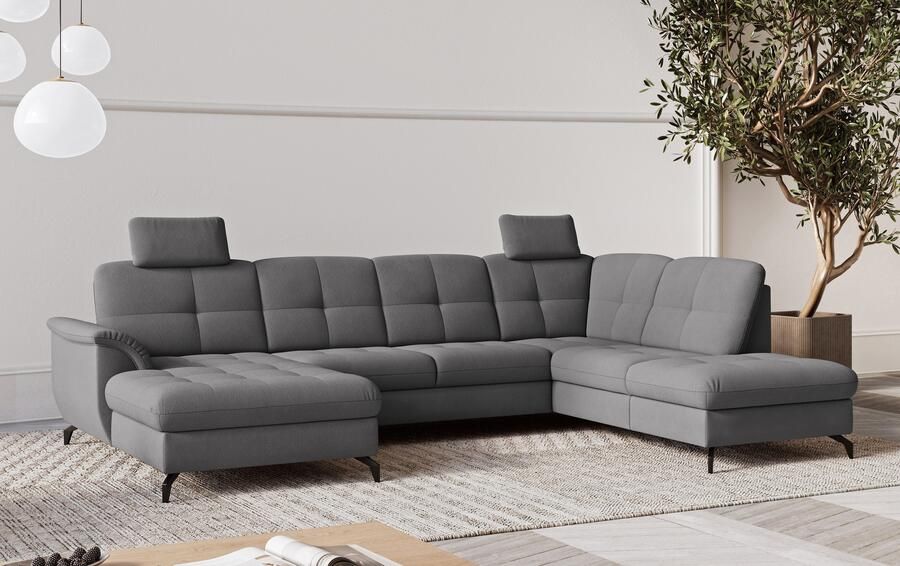 Sit&more Zithoek Zora U-vorm naar keuze met slaapfunctie en bedkist - Foto 3