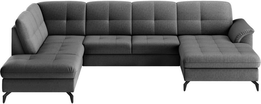 Sit&more Zithoek Zora U-vorm naar keuze met slaapfunctie en bedkist - Foto 6