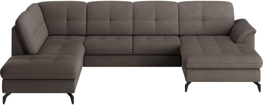 Sit&more Zithoek Zora U-vorm naar keuze met slaapfunctie en bedkist - Foto 6