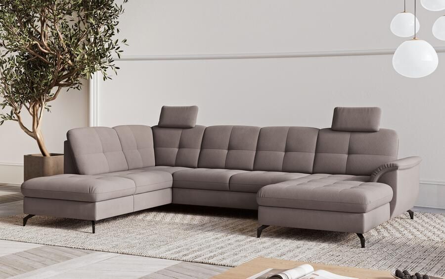 Sit&more Zithoek Zora U-vorm naar keuze met slaapfunctie en bedkist - Foto 3