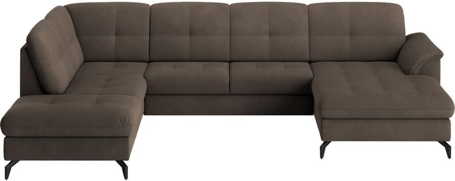 Sit&more Zithoek Zora U-vorm naar keuze met slaapfunctie en bedkist - Foto 7