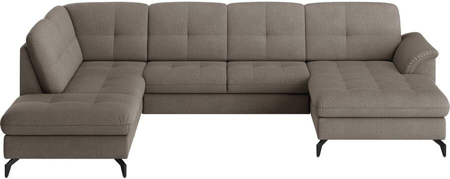 Sit&more Zithoek Zora U-vorm naar keuze met slaapfunctie en bedkist - Foto 7