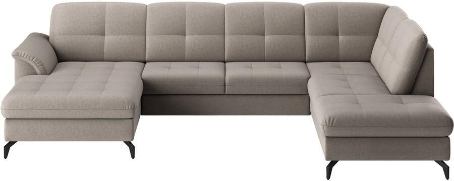 Sit&more Zithoek Zora U-vorm naar keuze met slaapfunctie en bedkist - Foto 7