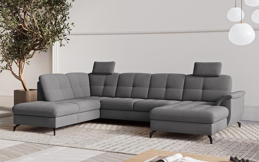 Sit&more Zithoek Zora U-vorm naar keuze met slaapfunctie en bedkist - Foto 3