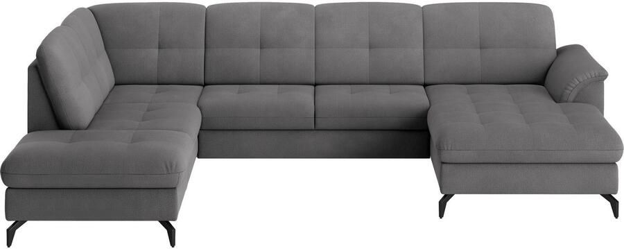 Sit&more Zithoek Zora U-vorm naar keuze met slaapfunctie en bedkist - Foto 6