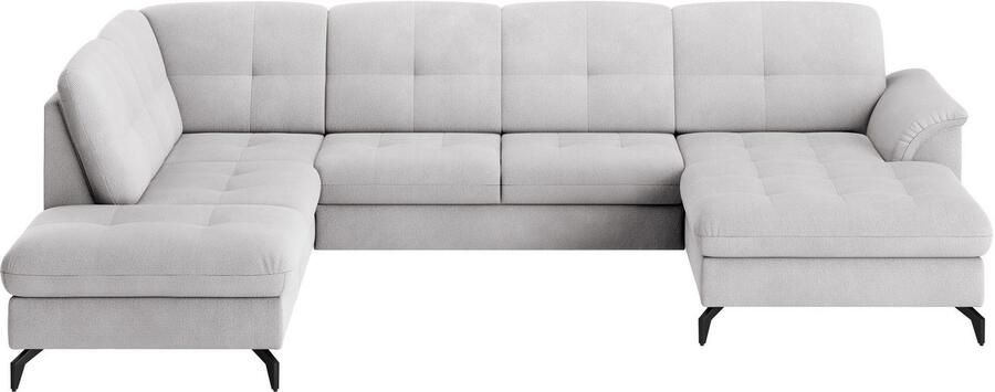 Sit&more Zithoek Zora U-vorm naar keuze met slaapfunctie en bedkist - Foto 7