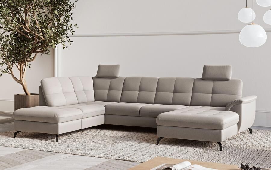 Sit&more Zithoek Zora U-vorm naar keuze met slaapfunctie en bedkist - Foto 3