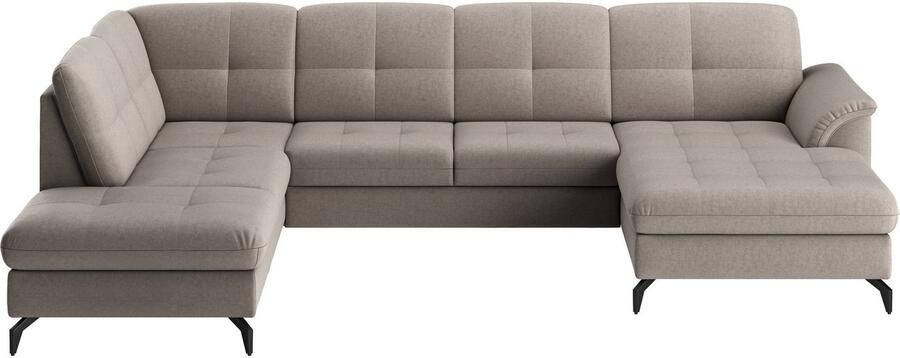 Sit&more Zithoek Zora U-vorm naar keuze met slaapfunctie en bedkist - Foto 7