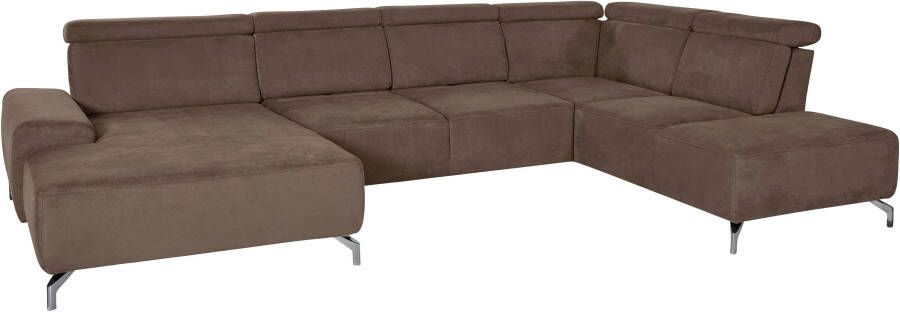 Sit&more Zithoek Gizeh U-vorm 12 cm poothoogte inclusief zitdiepteverstelling en verstelbare hoofdsteun - Foto 8