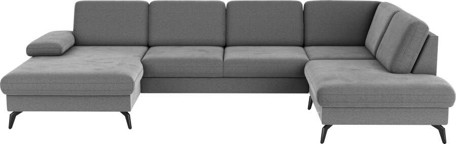 Sit&more Zithoek Morris U-vorm incl. zitdiepteverstelling optioneel met slaapfunctie en bedbox en verstelling armleuning - Foto 7