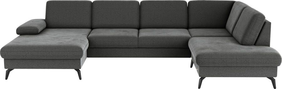 Sit&more Zithoek Morris U-Form inkl. Sitztiefenverstellung optioneel met slaapfunctie en bedbox en verstelling armleuning - Foto 8