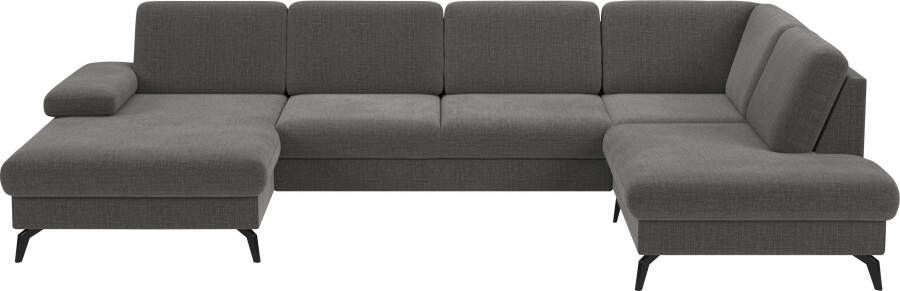 Sit&more Zithoek Morris U-vorm incl. zitdiepteverstelling optioneel met slaapfunctie en bedbox en verstelling armleuning - Foto 9