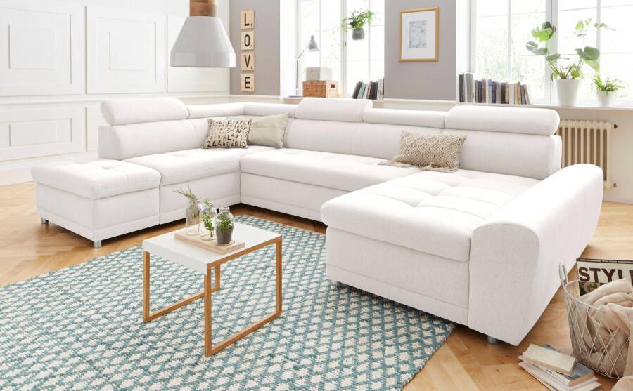 Sit&more Zithoek Riva U-vorm optioneel met slaapfunctie