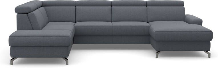 Sit&more Zithoek Scarlett U-vorm met verstelbare hoofdsteun naar keuze met slaapfunctie bedkist - Foto 14