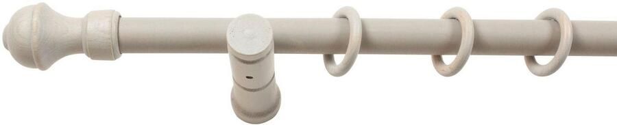 SN DECO GROUP Gordijnroede Ares 28 mm hout verschillende lengtes en kleuren compleet set - Foto 2
