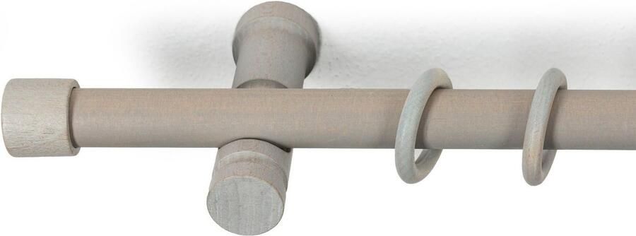 SN DECO GROUP Gordijnroede Cafiro 28 mm hout verschillende lengtes en kleuren compleet set - Foto 4