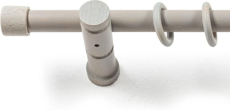 SN DECO GROUP Gordijnroede Cafiro 28 mm hout verschillende lengtes en kleuren compleet set - Foto 3