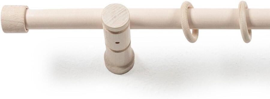 SN DECO GROUP Gordijnroede Cafiro 28 mm hout verschillende lengtes en kleuren compleet set - Foto 3