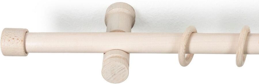 SN DECO GROUP Gordijnroede Cafiro 28 mm hout verschillende lengtes en kleuren compleet set - Foto 4