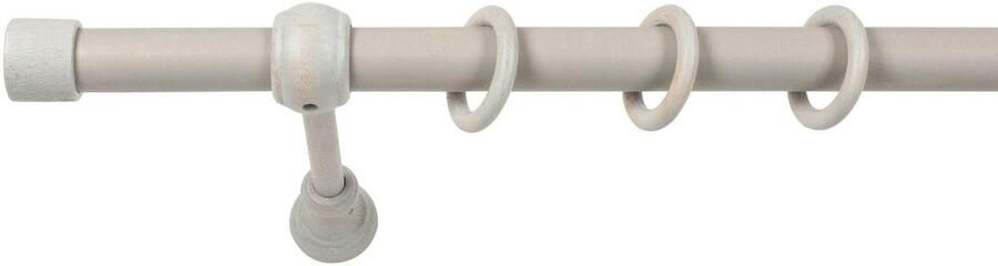 SN DECO GROUP Gordijnroede Cafiro 28 mm hout verschillende lengtes en kleuren compleet set - Foto 3