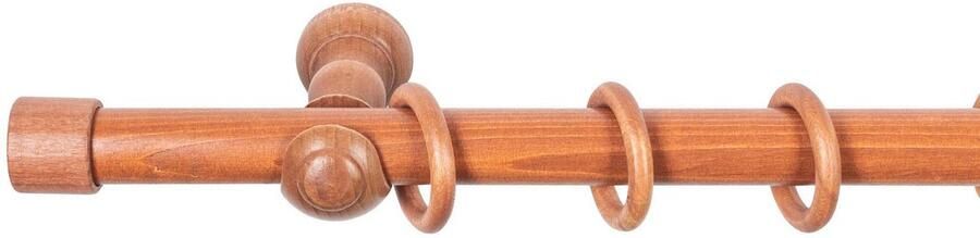 SN DECO GROUP Gordijnroede Cafiro 28 mm hout verschillende lengtes en kleuren compleet set - Foto 5
