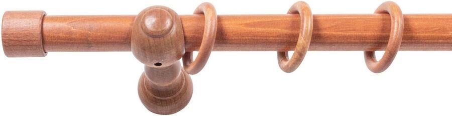 SN DECO GROUP Gordijnroede Cafiro 28 mm hout verschillende lengtes en kleuren compleet set - Foto 4