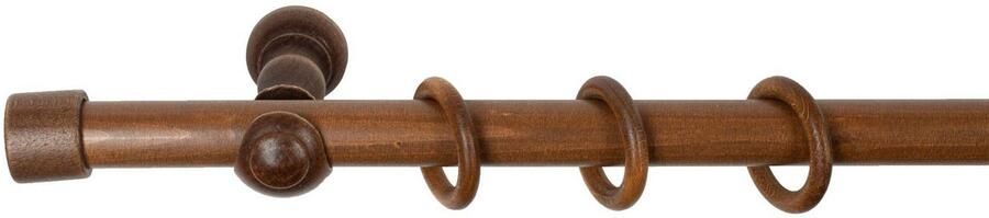 SN DECO GROUP Gordijnroede Cafiro 28 mm hout verschillende lengtes en kleuren compleet set - Foto 5