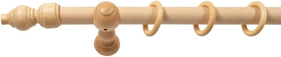 SN DECO GROUP Gordijnroede Filigrano 28 mm hout verschillende lengtes en kleuren compleet set - Foto 4