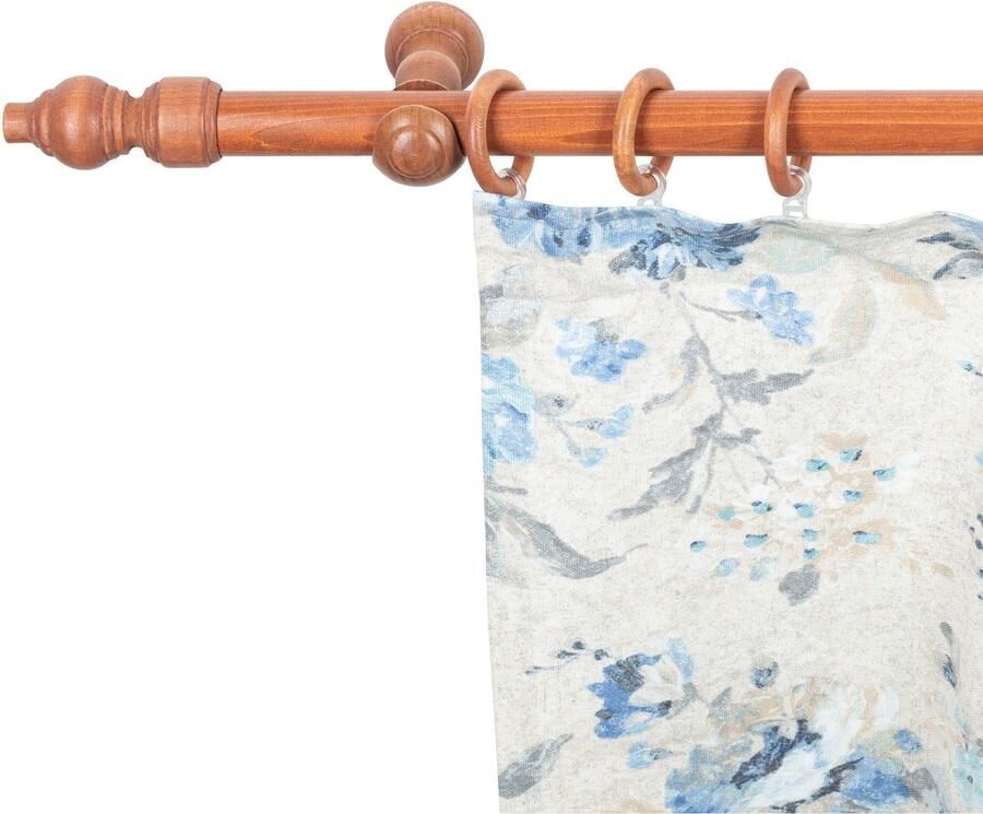 SN DECO GROUP Gordijnroede Filigrano 28 mm hout verschillende lengtes en kleuren compleet set