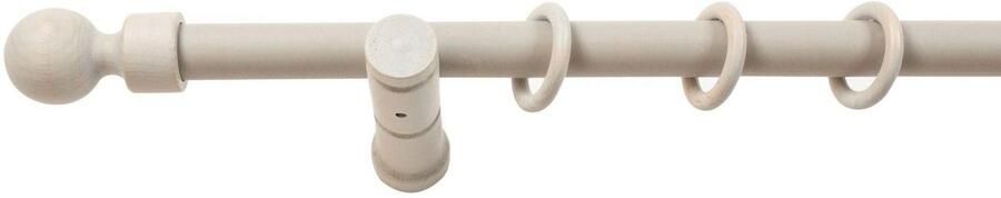 SN DECO GROUP Gordijnroede Giro 28 mm hout verschillende lengtes en kleuren compleet set - Foto 3