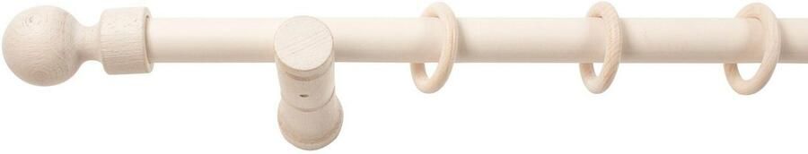 SN DECO GROUP Gordijnroede Giro 28 mm hout verschillende lengtes en kleuren compleet set - Foto 2